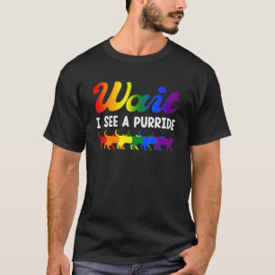 T-shirt Attends De Voir Un Purride, Une Parade Gay pride, 