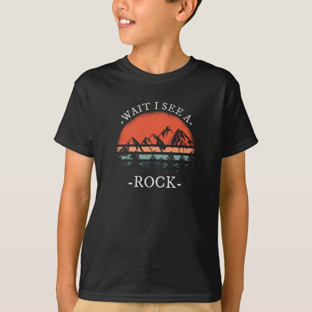 T-shirt Attends De Voir Un Rock (Devant)