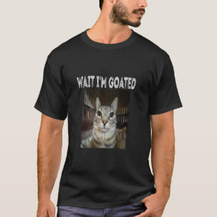 T-shirt Attends je suis le chat humoristique Mème