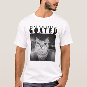 T-shirt Attends, je suis mangé Mème Kitten Drôle Rétro Hum