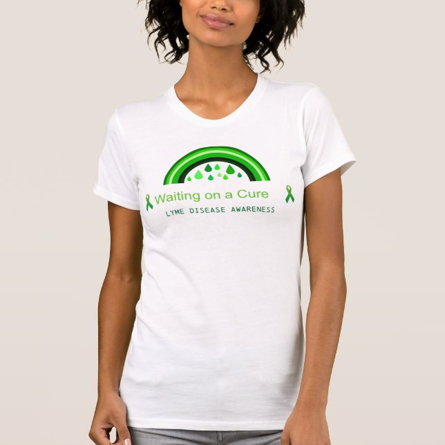 T-shirt Attente d'une chemise de sensibilisation à la mala (Devant)