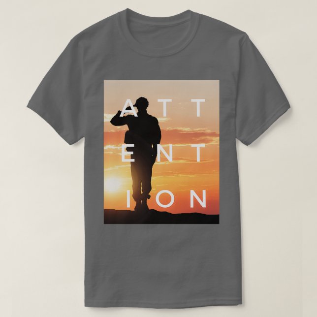 T-shirt Attention (Design devant)
