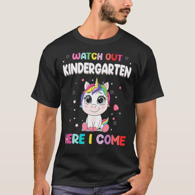 T-shirt Attention À La Maternelle Ici Je Reviens À La Lico (Devant)
