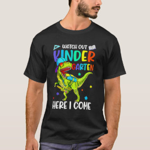T-shirt Attention À La Maternelle Ici Je Reviens Rex À Sch