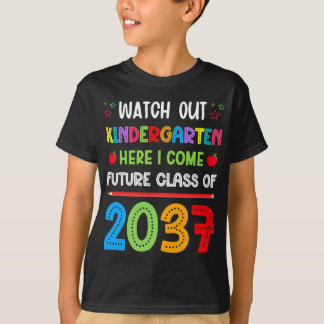 T-shirt Attention À La Maternelle Ici Je Viens Classe De 2