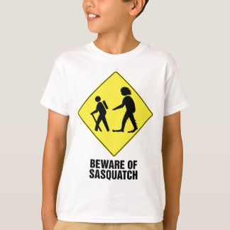 T-shirt Attention à Sasquatch