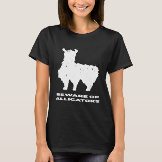 T-shirt Attention aux alligators Llama