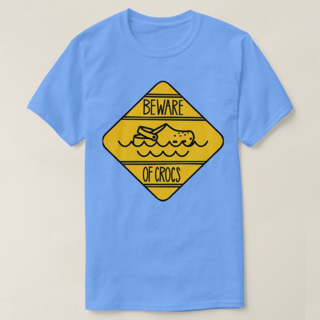 T-shirt Attention aux crocs (Design devant)