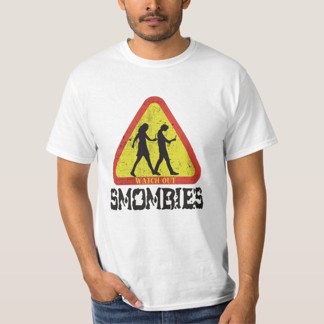 T-shirt Attention aux mombies (Devant)