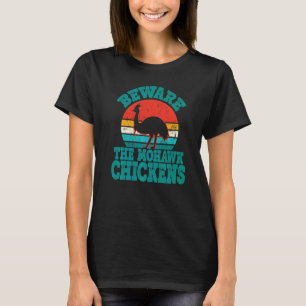 T-shirt Attention Aux Poules Mohawk Cool Cassowary