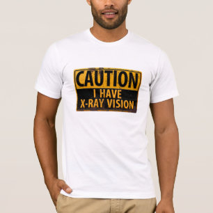 T-shirt ATTENTION, j'ai un panneau d'avertissement pour da
