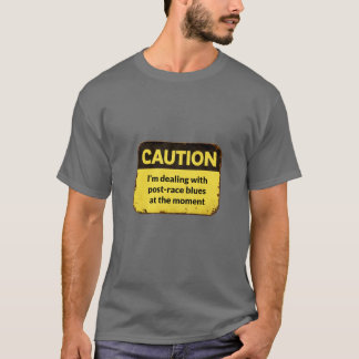 T-shirt Attention : je fais face à la déprime d'après-cour