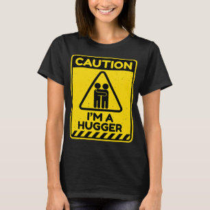 T-shirt Attention Je suis un gros avertissement Signal lib