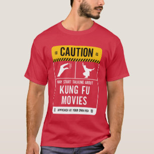 T-shirt Attention May Startalk sur Kung Fu Movies vinta