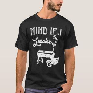 T-shirt Attention si je fume BBQ Lover fumeur et grillades