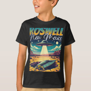 T-shirt Atterrissage UFO Abduction Alien 1947 Nouveau-Mexi