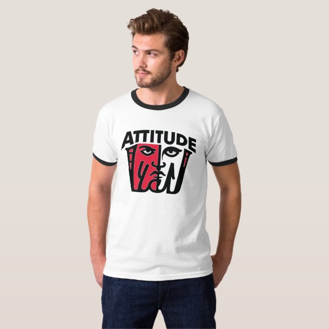 T-shirt ATTITUDE activée (Devant entier)