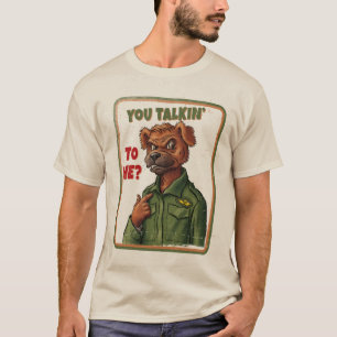 T-shirt Attitude de chien coriace – Art animalier militair