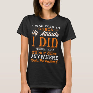 T-shirt Attitude Drôle Hommes Sarcasme Femmes Sarcastique