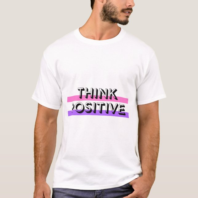 T-shirt attitude positive inspirations citations positives (Devant)