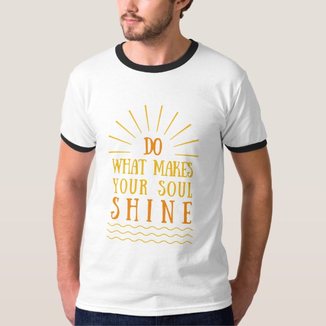 T-shirt attitude positive paroles inspirantes (Devant)