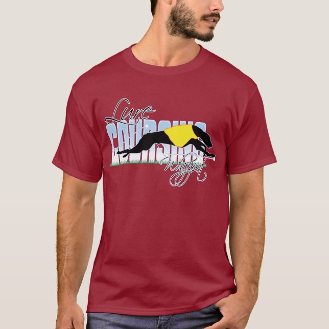T-shirt Attrait chassant le whippet (Devant)