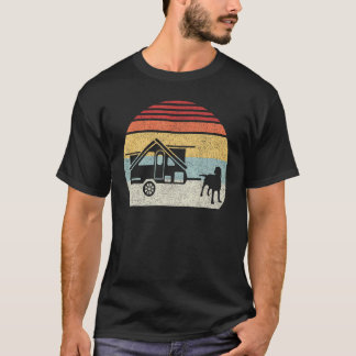 T-shirt Attrape quelques rayons Rétro Vintage Chien Aliner