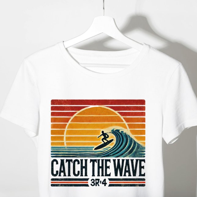 T-shirt attraper la vague (Créateur téléchargé)