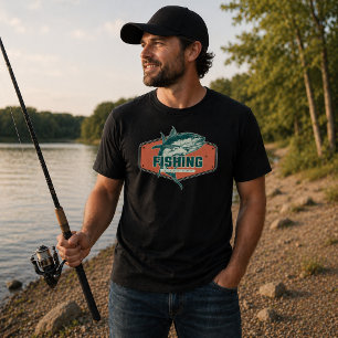 T-shirt Attrapez avec les meilleurs   Pêche
