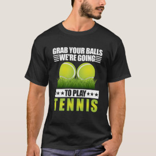T-shirt Attrapez vos boules Nous allons jouer Coach Sports