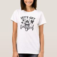 Attrapons-nous Toasted Funny Camping Devis typogra