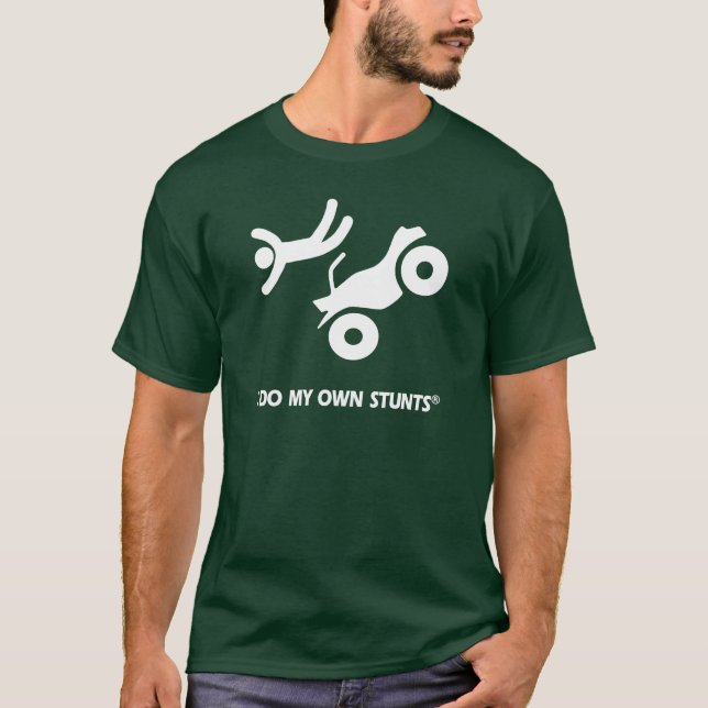 T-shirt ATV mes propres cascades (Devant)
