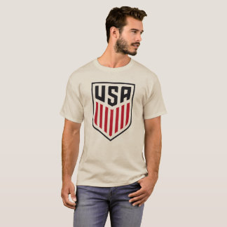 T-Shirt au blason de football USA | Fan de footbal