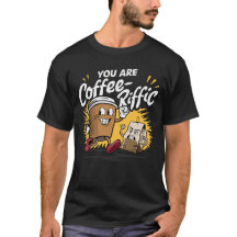 T-shirt au café | Drôle cadeau de l'amateur de caf