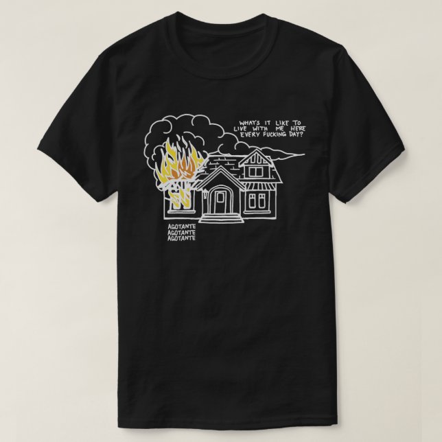 T-shirt au coeur de la mort (Design devant)