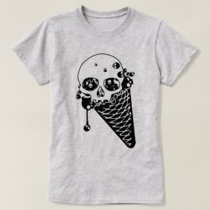T-shirt au cône de glace maléfique