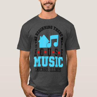 T-shirt Au Début Il Y Avait Maison - Chicago House M