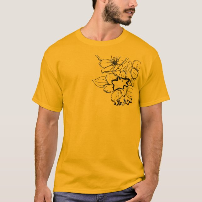 T-shirt Au delà des idées de rightdoing et d'injustice… (Devant)