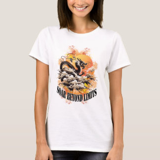 T-shirt Au-delà des limites des femmes blanches