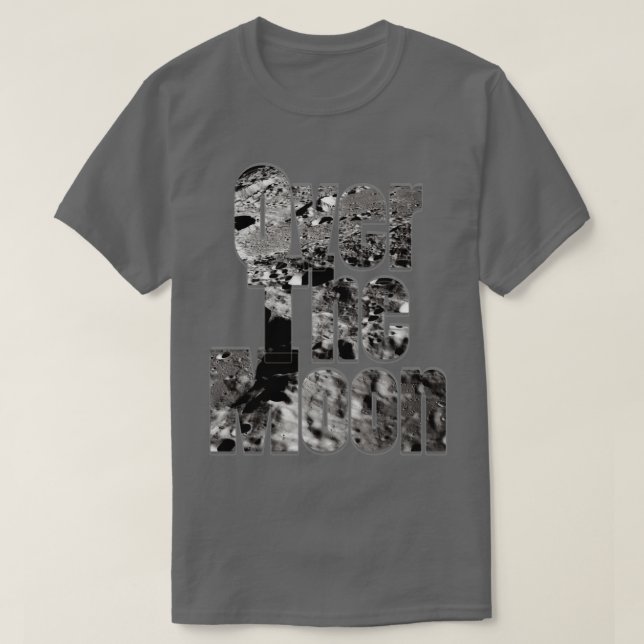 T-shirt Au-Dessus De La Lune (Design devant)