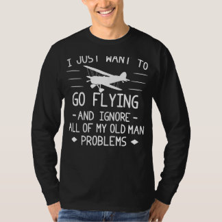 T-shirt Au-Dessus Des Problèmes : Fuyez Les Malheurs Du Vi