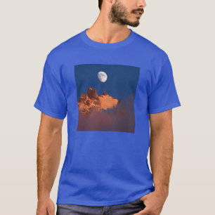 T-shirt Au lever du soleil Aiguille du Plan Chamonix, Fr