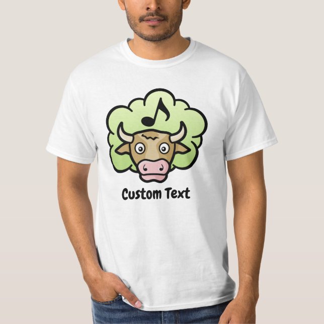 T-shirt au méthane de vache (Devant)