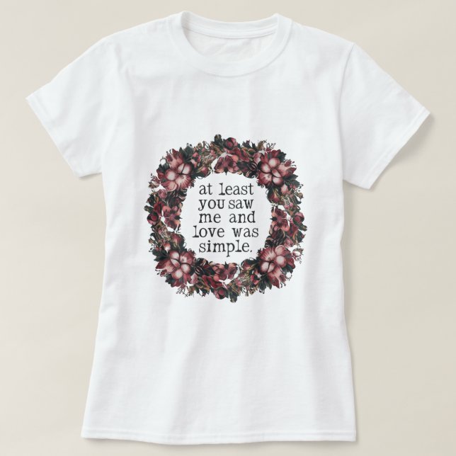 T-shirt Au Moins Tu M'As Vu (Design devant)