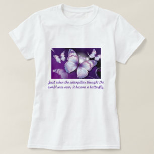 T-shirt Au moment même où la chenille…