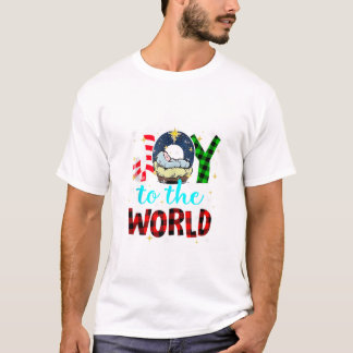 T-shirt Au monde Jésus Noël