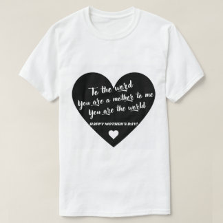 T-shirt au mot que vous êtes une mère pour moi