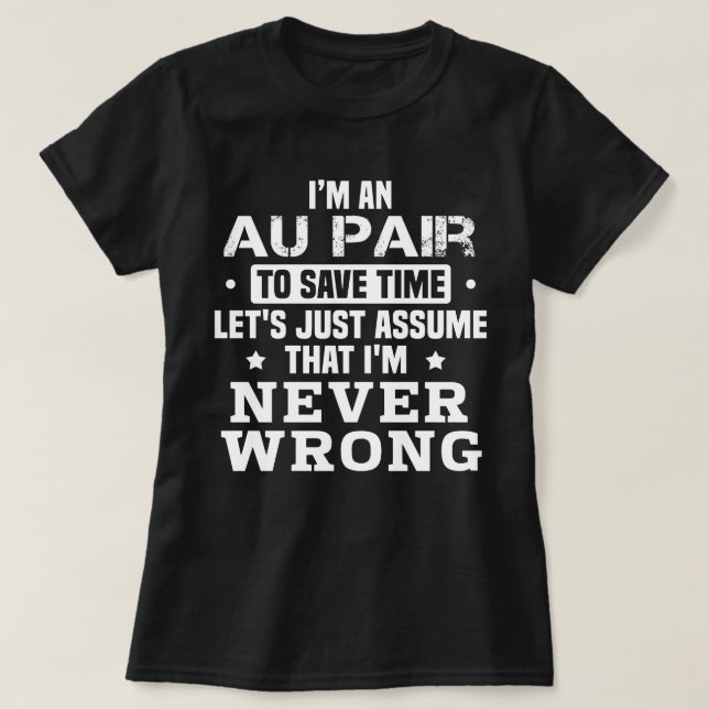 T-shirt Au paire (Design devant)