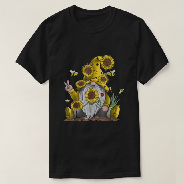 T-shirt Au revoir 2021 Bonjour 2022 Bonne année Sunflower  (Design devant)