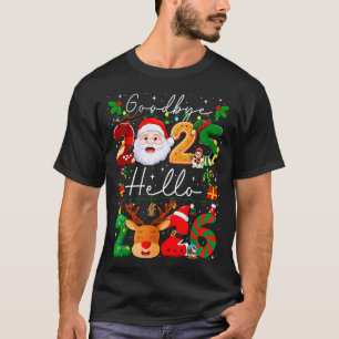 T-shirt Au revoir 2025 Bonjour 2026 Bonne Saint-Sylvestre